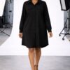 Wholesale Classic Long-Sleeve Shirtdress