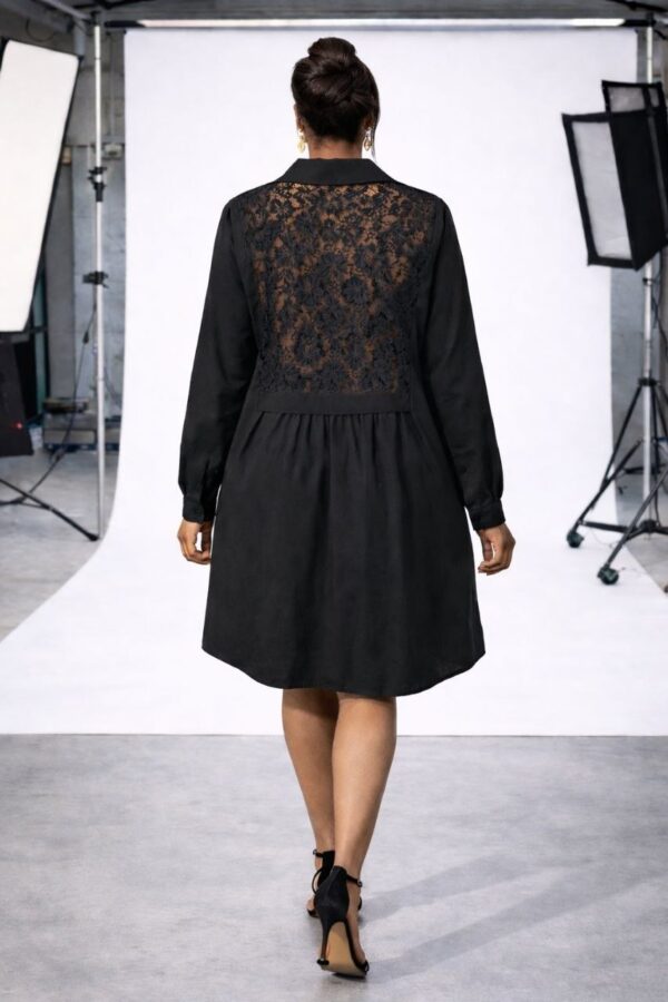 Wholesale Classic Long-Sleeve Shirtdress