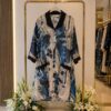 Wholesale Abstract Print Collared Shirtdress