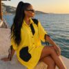 Urban Chic Color Block Shirt Dress