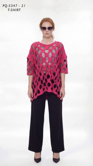 Avant-Garde Cutout Tunic Top