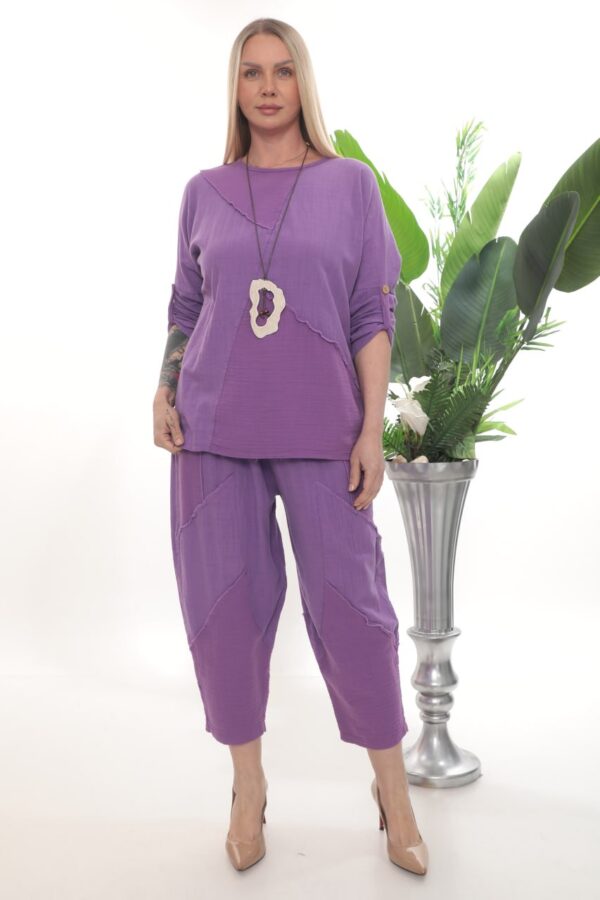 Wholesale Artisanal Purple Patchwork Lounge Set