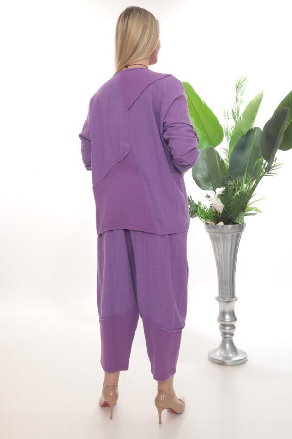 Wholesale Artisanal Purple Patchwork Lounge Set