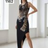 Wholesale Leopard Graphic Keyhole Sheath Dress