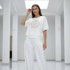 Embellished Fringe Detail Loungewear Set