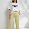 Embellished Wing Graphic Tee & Trouser Set