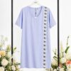 Premium V-Neck A-Line Dress CRY4091
