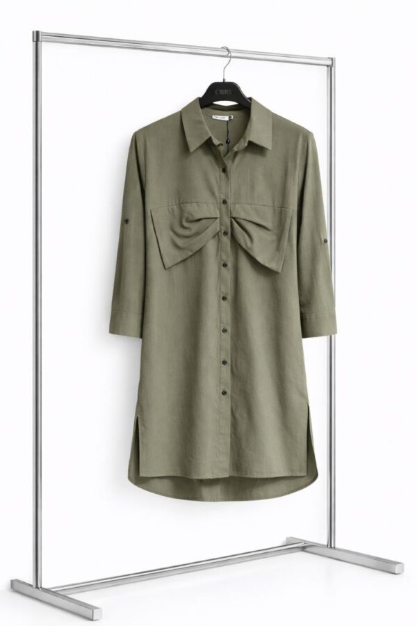 Women's Button-Front Shirt Dress