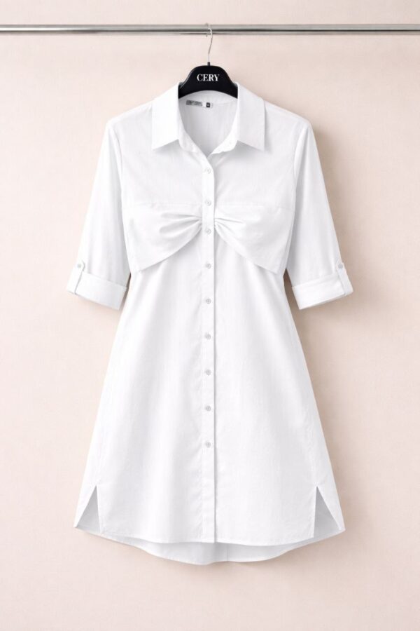 Women's Button-Front Shirt Dress