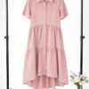 Women's Button-Front Shirt Dress