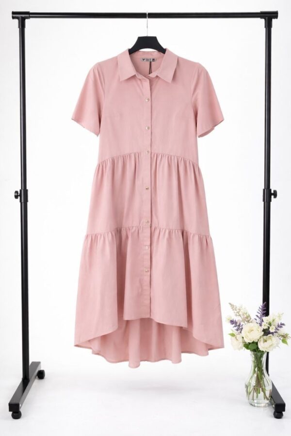Women's Button-Front Shirt Dress
