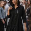 Women's Button-Up Shirt Dress