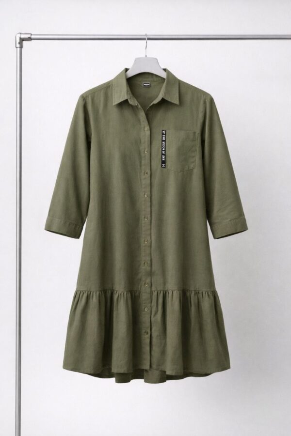 Women's Button-Up Shirt Dress