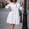 Women's Button-Up Shirt Dress