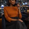 Women's Color Block Midi Dress
