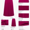Premium Pleated Midi Dress