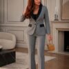 Premium Grey Business Suit Set