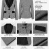 Premium Grey Business Suit Set