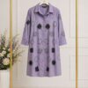 Premium Floral Print Dress - Black