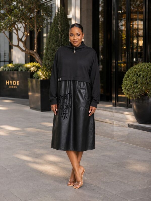 Premium Black Dress CRY 4137