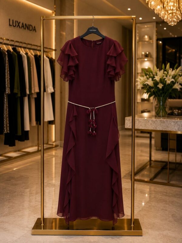 Elegant Color Block Shirt Dress