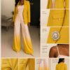 Yellow Blazer with Full Slip Jacket