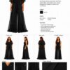 Premium Black Wrap Dress - Wholesale