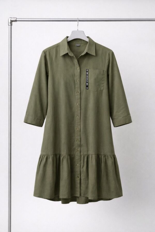 Premium Linen Shirt Dress - Wholesale