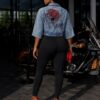 Premium Ice Blue Denim Blazer Jacket