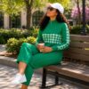 Blue Checkered Tracksuit Set - Premium Wholesale