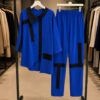 Elegant Color Block Shirt Dress