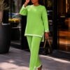 Elegant Color Block Shirt Dress