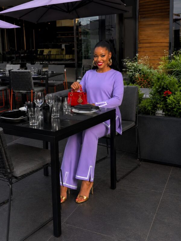 Elegant Color Block Shirt Dress