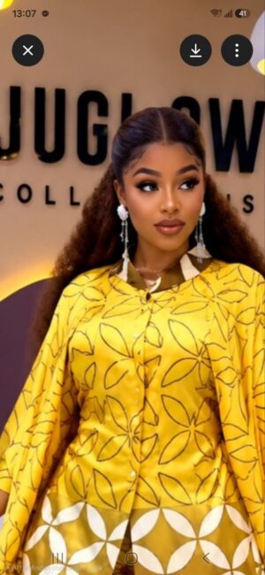 Premium Yellow Gold Kimono & Pants Set