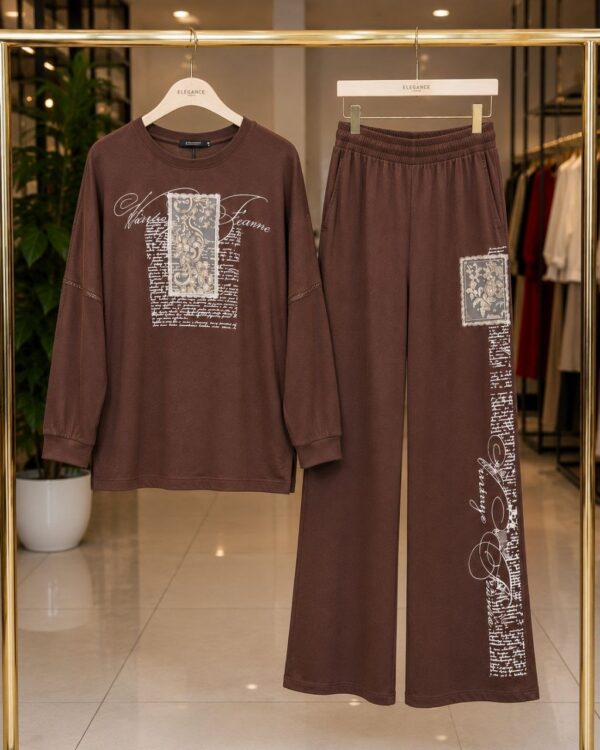 Premium Black Embellished Tracksuit Set - Wholesale