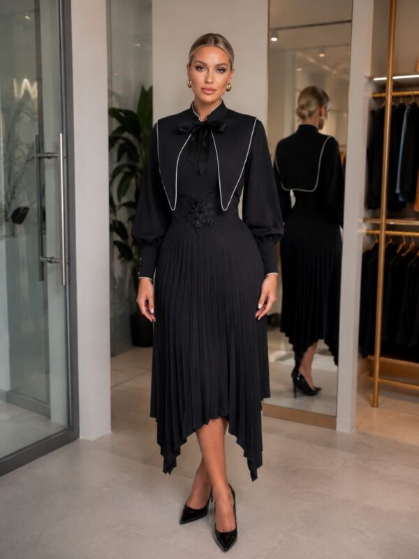 Premium Black Evening Dress - Wholesale