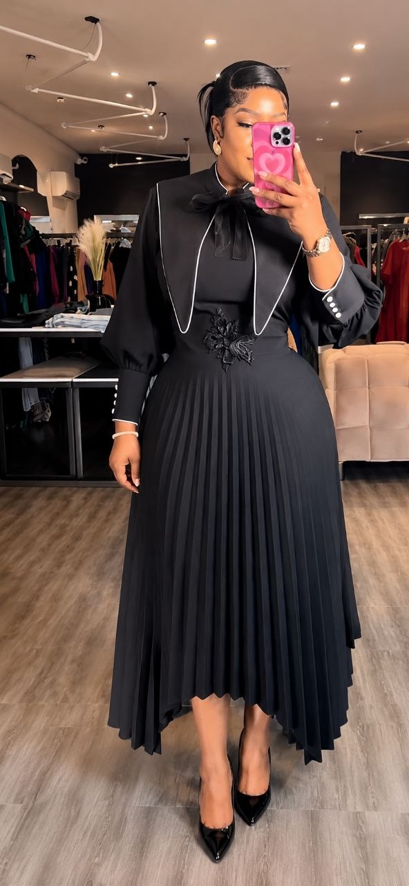 Premium Black Evening Dress - Wholesale