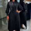 Premium Black Evening Dress - Wholesale