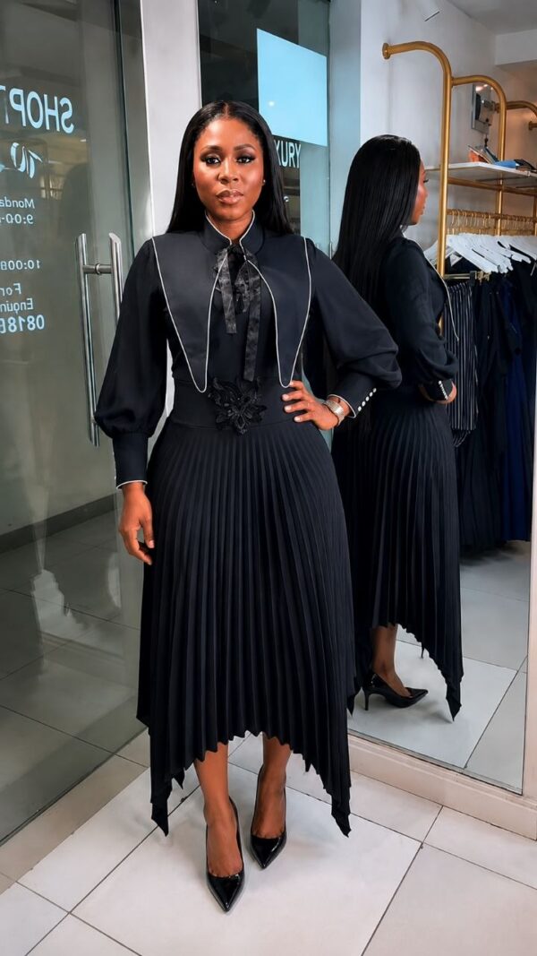Premium Black Evening Dress - Wholesale