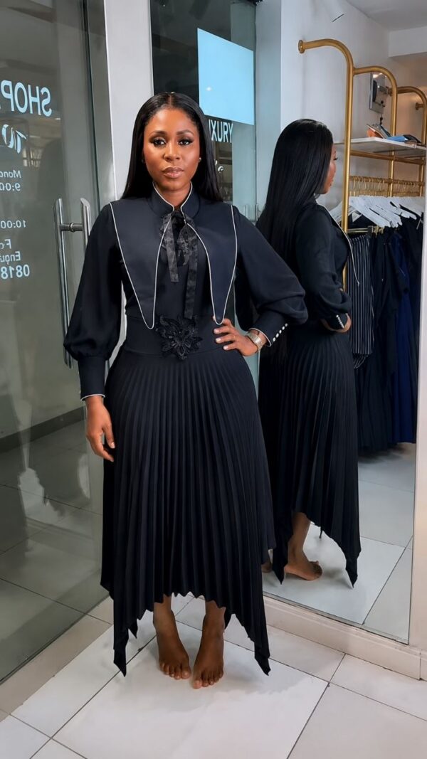Premium Black Evening Dress - Wholesale