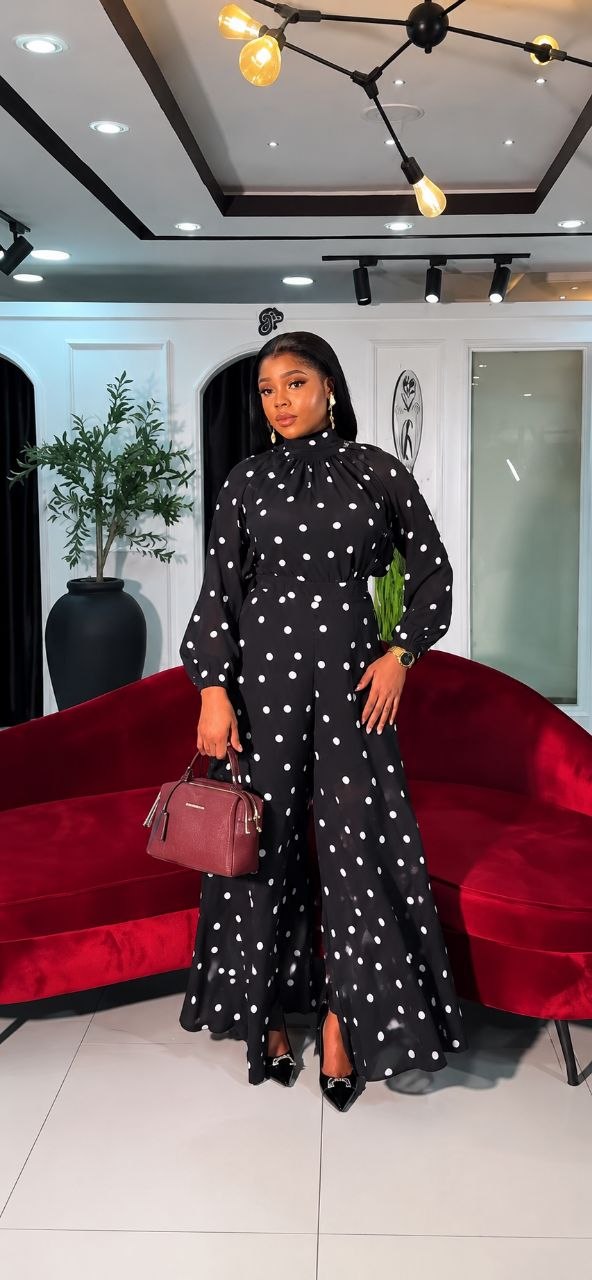 Premium Two-Piece Polka Dot Set - Wholesale Fashion