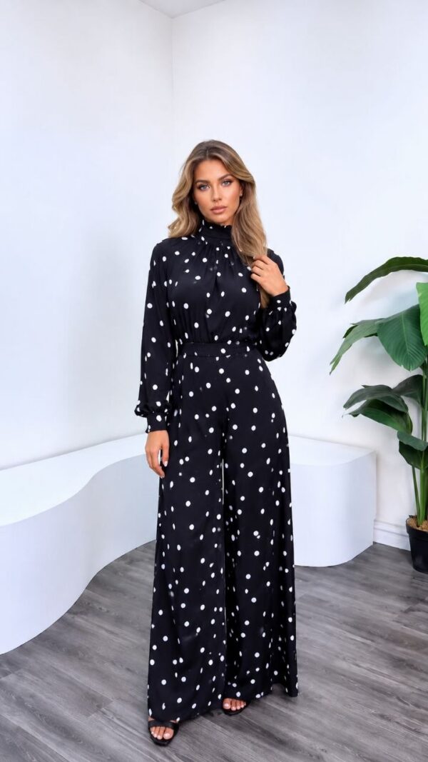 Premium Two-Piece Polka Dot Set - Wholesale Fashion