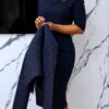 Premium Navy Two-Piece Business Set