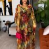 Premium Boubou Dress 3502BR - Wholesale African Fashion