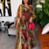 Premium Boubou Dress 3502BR - Wholesale African Fashion