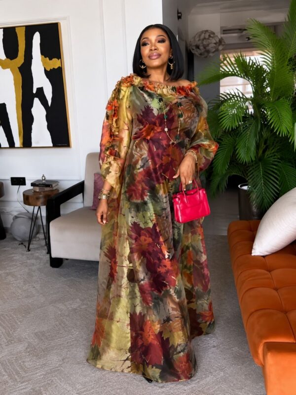 Premium Boubou Dress 3502BR - Wholesale African Fashion