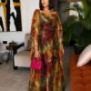 Premium Boubou Dress 3502BR - Wholesale African Fashion
