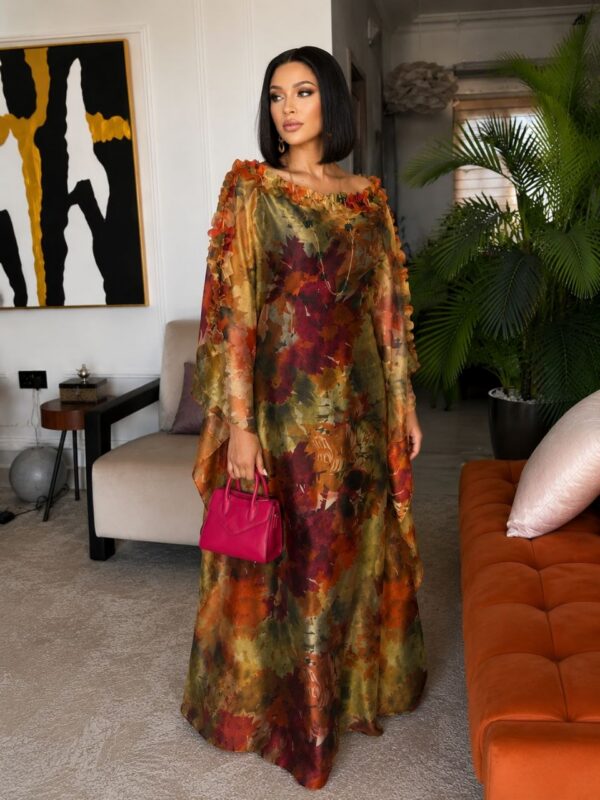 Premium Boubou Dress 3502BR - Wholesale African Fashion