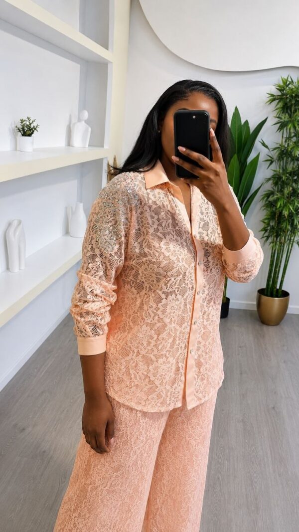 Premium Two-Piece Lace Set - Wholesale Fashion
