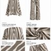 Premium Zebra Print Two-Piece Set - Wholesale Fashion